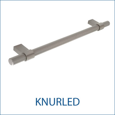 Knurled Kitchen Handles by HiF Kitchens