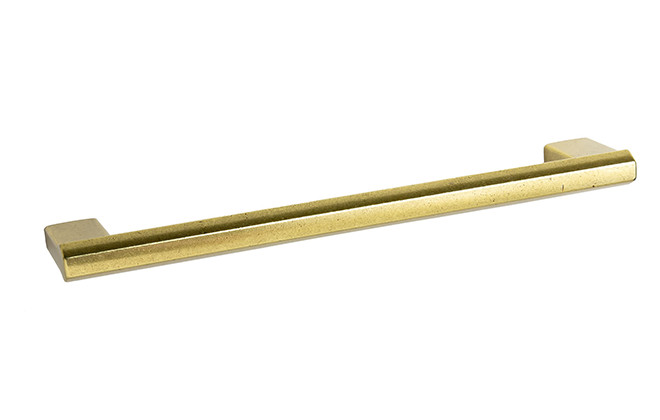 PWS Kitchen Handles D Handle Aged Brass H1166.160.AGB