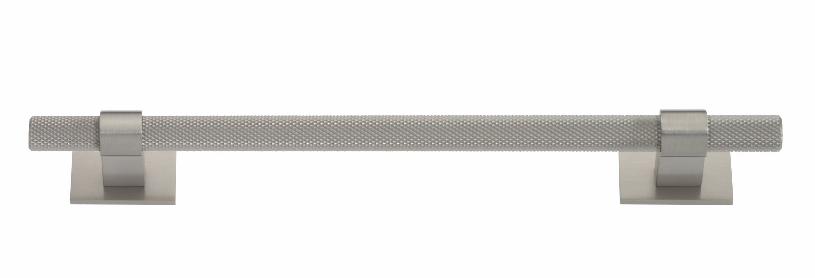 Knurled H B Ss Bar Handle Polished Stainless