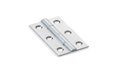 Alexander & Wilks Heavy Pattern Solid Brass Cabinet Butt Hinge - Satin Chrome - 2'' Image 1 Thumbnail