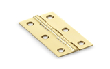 Alexander & Wilks Heavy Pattern Solid Brass Cabinet Butt Hinge - Polished Brass - 2.5'' Image 1 Thumbnail