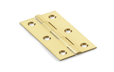 Alexander & Wilks Heavy Pattern Solid Brass Cabinet Butt Hinge - Satin Brass - 2.5'' Image 1 Thumbnail