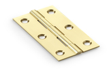 Alexander & Wilks Heavy Pattern Solid Brass Cabinet Butt Hinge - Polished Brass - 3'' Image 1 Thumbnail