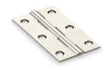 Alexander & Wilks Heavy Pattern Solid Brass Cabinet Butt Hinge - Polished Nickel - 3'' Image 1 Thumbnail