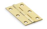 Alexander & Wilks Heavy Pattern Solid Brass Cabinet Butt Hinge - Satin Brass - 3'' Image 1 Thumbnail