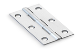 Alexander & Wilks Heavy Pattern Solid Brass Cabinet Butt Hinge - Satin Chrome - 3'' Image 1 Thumbnail