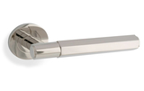 Alexander and Wilks Spitfire Hex Lever on Round Rose - Polished Nickel Image 1 Thumbnail