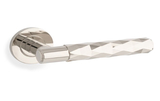 Alexander and Wilks Spitfire Lever Diamond Cut On 50X6MM Rose - Polished Nickel PVD Image 1 Thumbnail