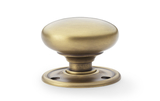 Alexander & Wilks Kershaw Door Knob - Antique Brass - Knob 51mm Image 1 Thumbnail