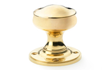 Alexander & Wilks Harris Door Knob - Unlacquered Brass Image 1 Thumbnail