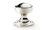 Alexander & Wilks Hammered Mortice Knob - Polished Nickel Image 1 Thumbnail