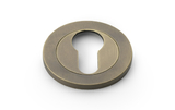 Alexander & Wilks Concealed Fix Escutcheon Euro Profile - Italian Brass Image 1 Thumbnail