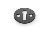 Alexander & Wilks Victorian Standard Profile Escutcheon - Black Powder Coat Image 1 Thumbnail