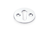 Alexander & Wilks Victorian Standard Profile Escutcheon - Polished Chrome Image 1 Thumbnail