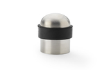 Alexander & Wilks Floor Mounted Dome Top Cylinder Door Stop - Satin Stainless Steel Image 1 Thumbnail