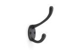 Alexander & Wilks Victorian Hat and Coat Hook - Powder Coat Black Image 1 Thumbnail