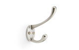 Alexander & Wilks Victorian Hat and Coat Hook - Satin Nickel Image 1 Thumbnail