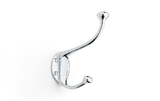 Alexander & Wilks Traditional Hat and Coat Hook - Polished Chrome Image 1 Thumbnail