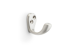 Alexander & Wilks Victorian Single Robe Hook - Satin Nickel Image 1 Thumbnail