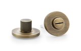 Alexander & Wilks Knurled Thumbturn and Release - Antique Brass Image 1 Thumbnail