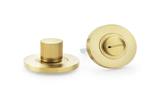 Alexander & Wilks Reeded Thumbturn and Release - Satin Brass PVD Image 1 Thumbnail