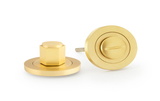 Hex Thumbturn and Release - Satin Brass Image 1 Thumbnail