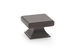 Alexander & Wilks Jesper Square Cupboard Knob - Dark Bronze PVD Image 1 Thumbnail