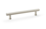 Alexander & Wilks Crispin Reeded T-bar Cupboard Pull Handle - Satin Nickel - 128mm Image 1 Thumbnail