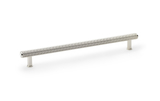 Alexander & Wilks Crispin Reeded T-bar Cupboard Pull Handle - Polished Nickel - 224mm Image 1 Thumbnail