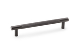 Alexander & Wilks Brunel Knurled T-Bar Cupboard Handle - Dark Bronze PVD - Centres 128mm Image 1 Thumbnail