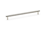 Alexander & Wilks Brunel Knurled T-Bar Cupboard Handle - Polished Nickel - Centres 224mm Image 1 Thumbnail