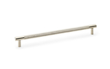 Alexander & Wilks Brunel Knurled T-Bar Cupboard Handle - Satin Nickel - Centres 224mm Image 1 Thumbnail