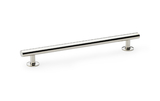 Alexander & Wilks Round T-Bar Cabinet Pull Handle - Polished Nickel - Centres 160mm Image 1 Thumbnail