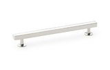 Alexander & Wilks Square T-Bar Cabinet Pull Handle - Polished Nickel - Centres 160mm Image 1 Thumbnail