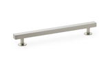 Alexander & Wilks Square T-Bar Cabinet Pull Handle - Satin Nickel - Centres 160mm Image 1 Thumbnail