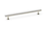 Alexander & Wilks Square T-Bar Cabinet Pull Handle - Polished Nickel - Centres 192mm Image 1 Thumbnail