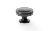 Alexander & Wilks Lynd Hammered Cupboard Knob - Dark Bronze - 32mm Image 1 Thumbnail