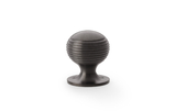 Alexander & Wilks Caesar Cupboard Knob on Round Rose - Dark Bronze PVD - 25mm Image 1 Thumbnail