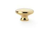 Alexander & Wilks Wade Round Cupboard Knob - Polished Brass - 32mm Image 1 Thumbnail