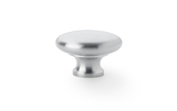 Alexander & Wilks Wade Round Cupboard Knob - Satin Chrome - 32mm Image 1 Thumbnail