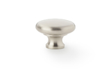 Alexander & Wilks Wade Round Cupboard Knob - Satin Nickel - 32mm Image 1 Thumbnail