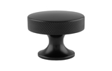 Alexander & Wilks Berlin Cupboard Knob - Black - 38mm Image 1 Thumbnail