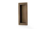 Alexander & Wilks Rectangular Flush Pull  AW911-100-AB Antique Brass 100X45MM Image 1 Thumbnail