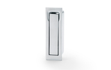 Alexander & Wilks Square Sliding Door Edge Pull - Satin Chrome Image 1 Thumbnail