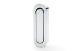 Alexander & Wilks Radius Sliding Door Edge Pull - Polished Chrome Image 1 Thumbnail