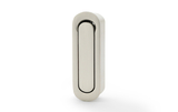 Alexander & Wilks Radius Sliding Door Edge Pull - Satin Nickel Image 1 Thumbnail