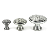 33705 - From The Anvil Pewter Hammered Cabinet Knob - Small - FTA Image 3 Thumbnail
