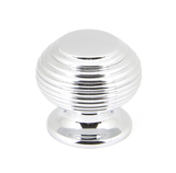 90337 - From The Anvil Polished Chrome Beehive Cabinet Knob 30mm - FTA Image 1 Thumbnail