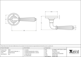 50083 - Polished Chrome Hinton Lever on Rose Set - U - FTA Image 2 Thumbnail