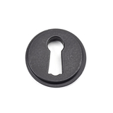 49537 - Matt Black Round Escutcheon (Art Deco) - FTA Image 3 Thumbnail